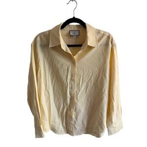 Tuckernuck Seersucker Yellow Button down -Small